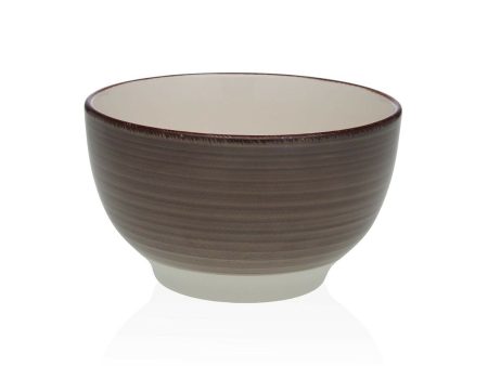 Bowl Versa Grey Stoneware 14 x 8,3 x 14 cm For Cheap