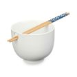 Bowl White Bamboo 24 x 10,7 x 13,3 cm Toothpicks asiatico oriental (12 Units) Hot on Sale