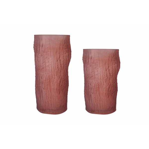 Vase Home ESPRIT Terracotta Crystal Modern 14 x 14 x 31,5 cm For Cheap