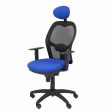 Office Chair with Headrest Jorquera P&C 15SNBALI229C Blue Hot on Sale