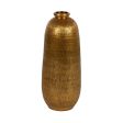 Vase Golden Ceramic 25 x 25 x 60 cm For Cheap