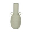 Vase Light Green Iron 20 x 20 x 46 cm Online now