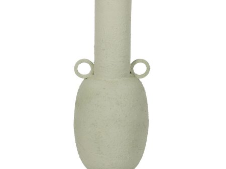 Vase Light Green Iron 20 x 20 x 46 cm Online now