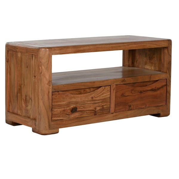 TV furniture Home ESPRIT Natural 90 x 40 x 45 cm on Sale