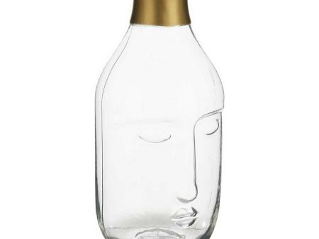 Vase Face Transparent Glass (11 x 24,5 x 12 cm) For Discount