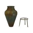 Vase Home ESPRIT Green Metal 49 X 49 X 91 cm Supply