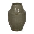 Vase Green Ceramic 33 x 33 x 47 cm Online Hot Sale