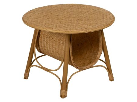 Centre Table RATÁN Natural 61 x 61 x 46 cm Discount