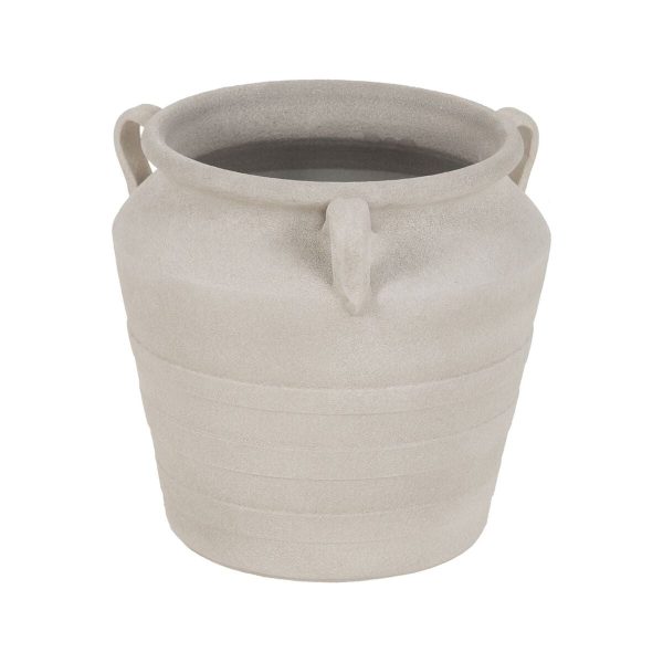 Vase White Ceramic 35 x 35 x 34 cm Discount