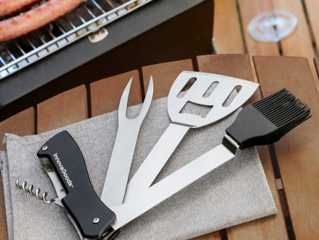 5 in 1 Barbecue Utensils Set Bbkit InnovaGoods Supply