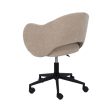 Office Chair Black Beige 56 x 56 x 85 cm Online