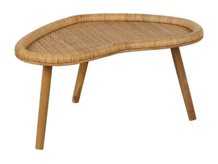 Centre Table RATÁN Natural 77 x 41 x 37 cm Cheap