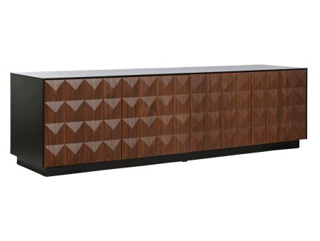 TV furniture Home ESPRIT Brown Black 161,2 X 40 X 45,5 cm Hot on Sale