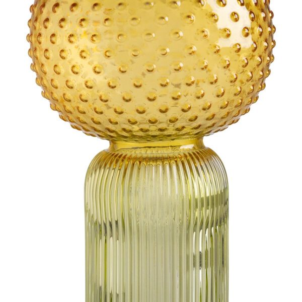 Vase Yellow Green Crystal Fashion