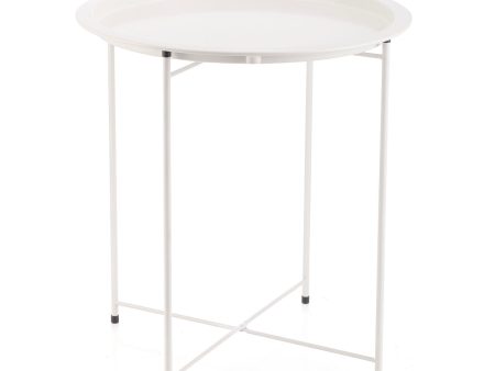 Side table Vinthera Moa Steel 47 x 50 cm White Metal Cheap