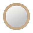 Wall mirror Beige 100 x 4 x 100 cm Sale