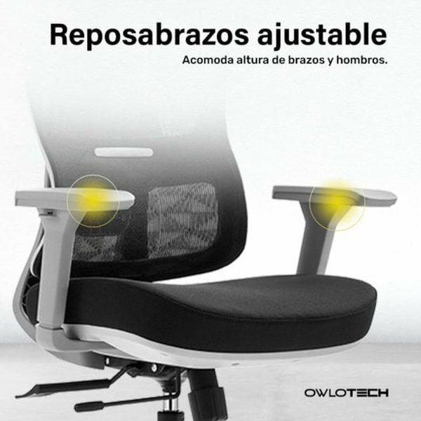 Office Chair Owlotech Black Hot on Sale