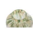 Vase Home ESPRIT Green Cream Crystal Modern 15 X 15 X 21,5 cm Hot on Sale