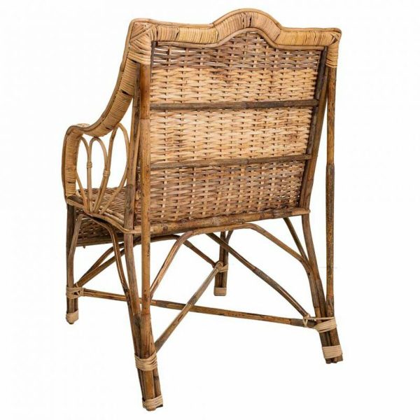 Armchair Alexandra House Living Natural 48 x 99 x 64 cm For Sale