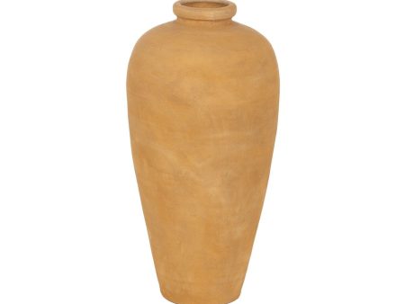 Vase Yellow Ceramic 32 x 32 x 60 cm Cheap