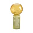 Vase Yellow Green Crystal Fashion