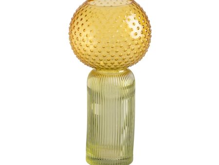 Vase Yellow Green Crystal Fashion