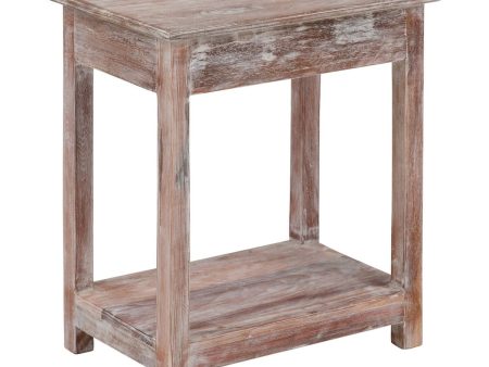 Side table White 60 x 42 x 70 cm For Sale