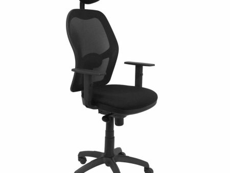 Office Chair with Headrest Jorquera P&C 15SNBALI840C Black For Cheap