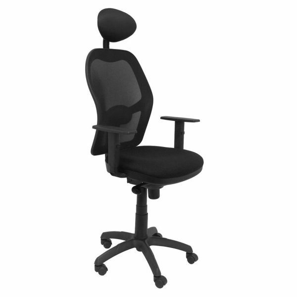 Office Chair with Headrest Jorquera P&C 15SNBALI840C Black For Cheap