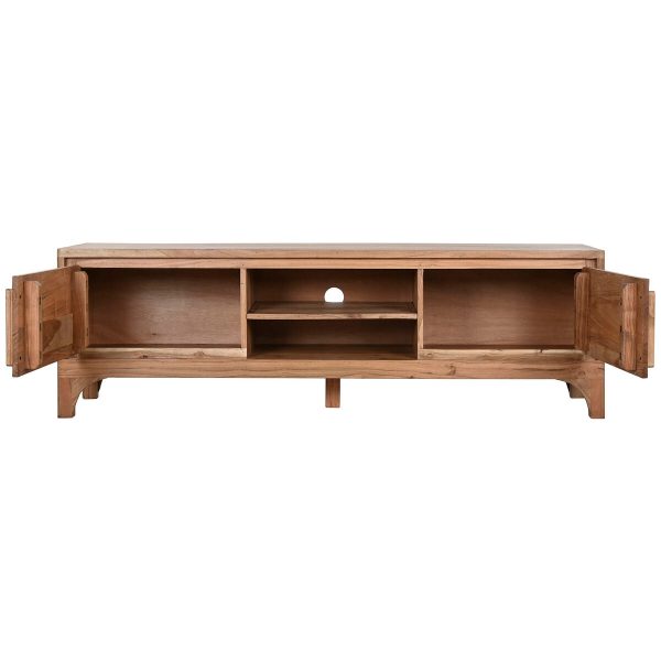 TV furniture Home ESPRIT Light brown 160 x 40 x 50 cm For Sale