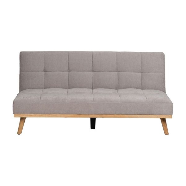 Sofabed Grey Natural 178 x 94 x 86 cm Cheap