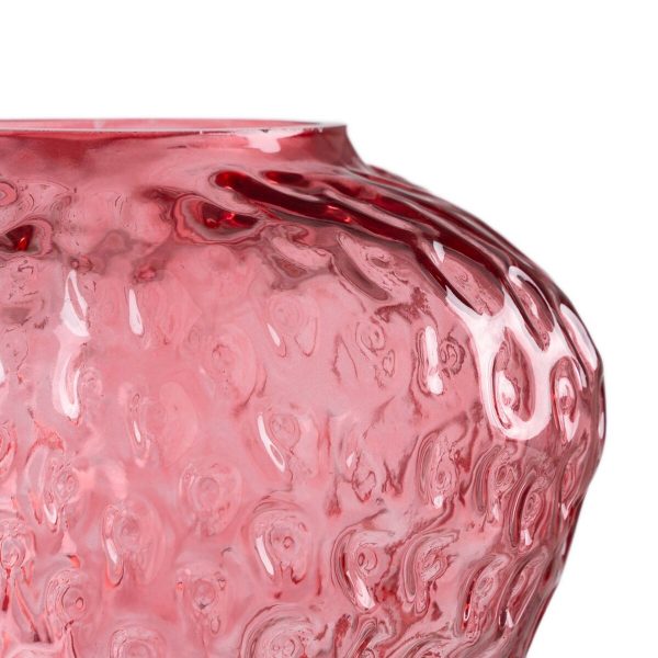 Vase Pink Crystal Fashion