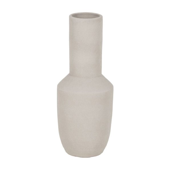 Vase White Ceramic 24 x 24 x 60 cm Fashion