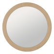 Wall mirror Beige 120 x 4 x 120 cm For Sale