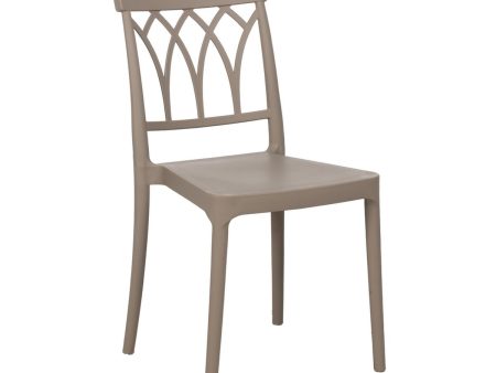 Dining Chair Taupe 42 x 54 x 83 cm Fashion