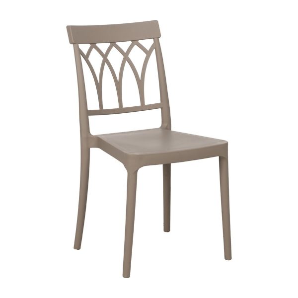 Dining Chair Taupe 42 x 54 x 83 cm Fashion