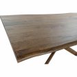 Dining Table DKD Home Decor 180 x 86 x 76 cm Natural Walnut Hot on Sale