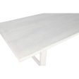 Dining Table Home ESPRIT White Mango wood 213,4 x 96,5 x 76,2 cm For Discount