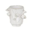 Vase White Ceramic 31 x 30,5 x 28,5 cm Discount