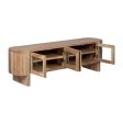 TV furniture CREEL Natural 180 x 50 x 40 cm Online Sale