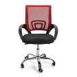 Office Chair Versa Black Red Multicolour 51 x 58 cm on Sale