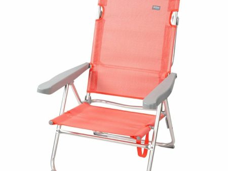 Folding Chair Aktive Flamingo Coral 48 x 99 x 57 cm (4 Units) Online Sale