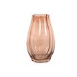 Vase Home ESPRIT Amber Crystal Modern 16 x 16 x 26 cm Fashion