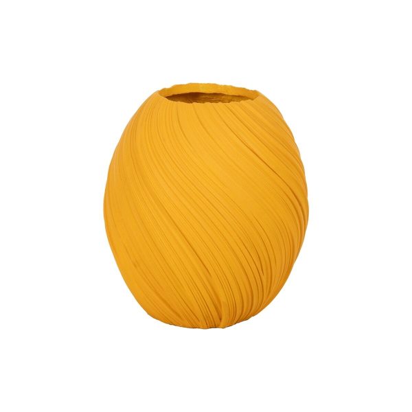 Vase Yellow Magnesium 45,3 x 45,3 x 51 cm Hot on Sale