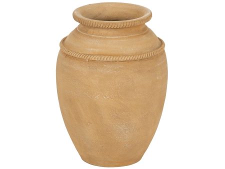 Vase Yellow Ceramic 27 x 27 x 37 cm Online Sale