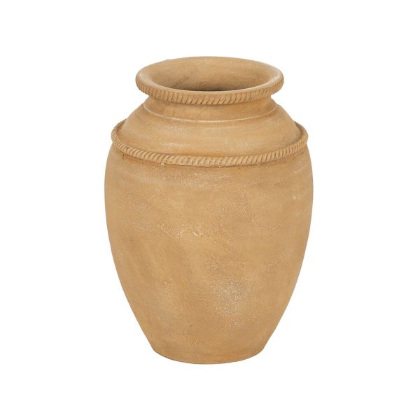 Vase Yellow Ceramic 27 x 27 x 37 cm Online Sale