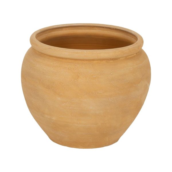 Vase Yellow Ceramic 39 x 39 x 40 cm Online Hot Sale