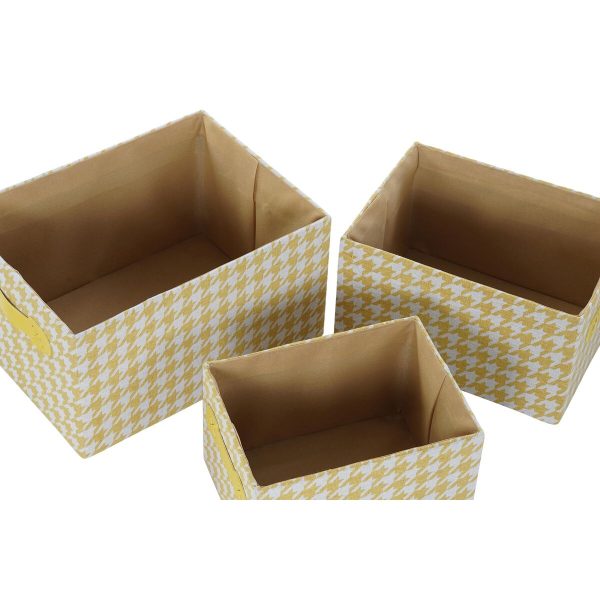 Basket set DKD Home Decor 32 x 24 x 18 cm Online