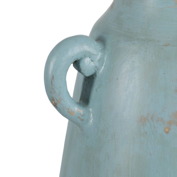 Vase Turquoise Terracotta 25 x 27 x 45 cm on Sale