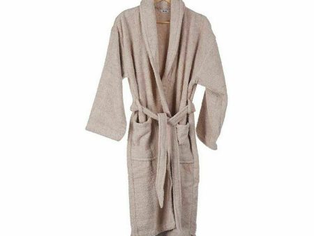 Dressing Gown L XL Beige (6 Units) Sale